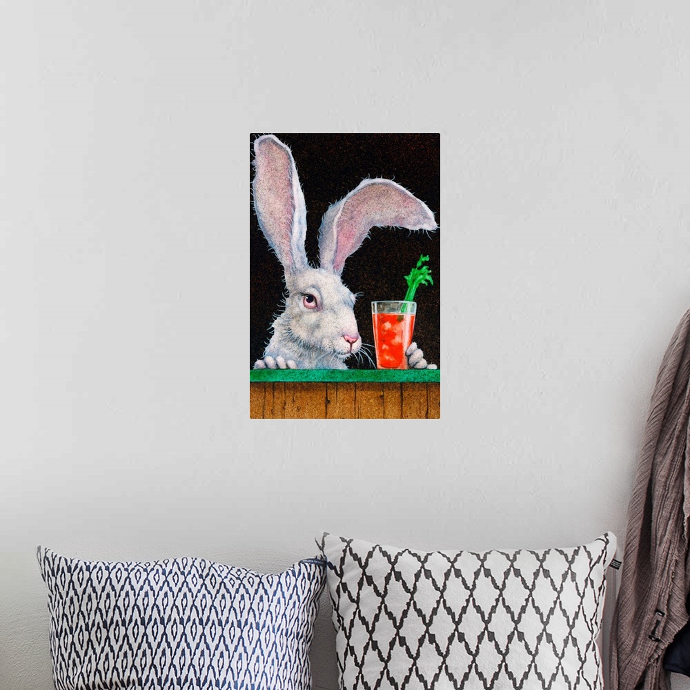 A bohemian room featuring Hare of the Dog