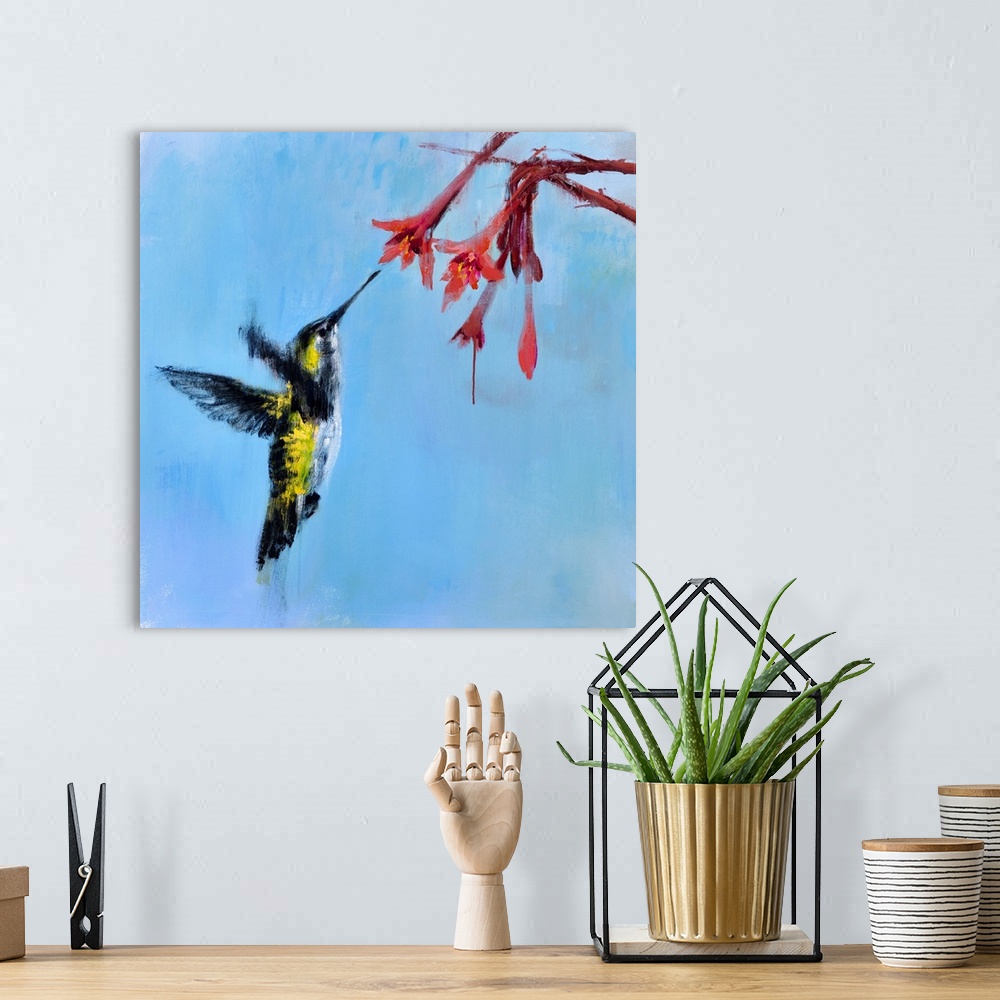 A bohemian room featuring Hummingbird 2