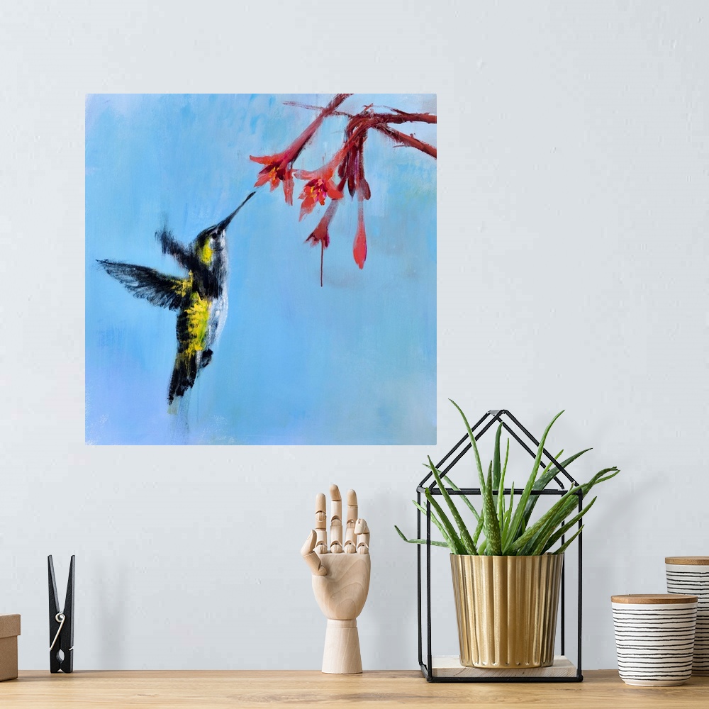 A bohemian room featuring Hummingbird 2
