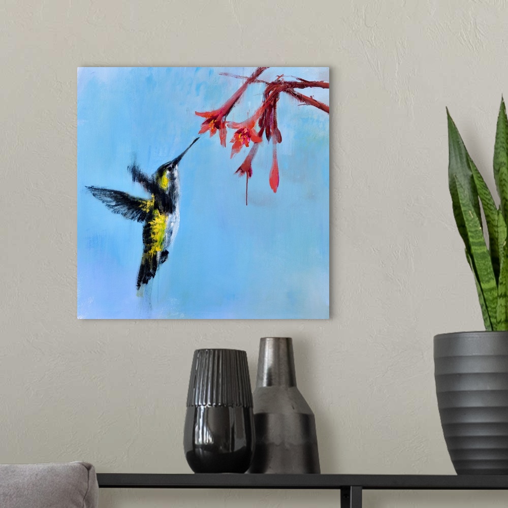 A modern room featuring Hummingbird 2