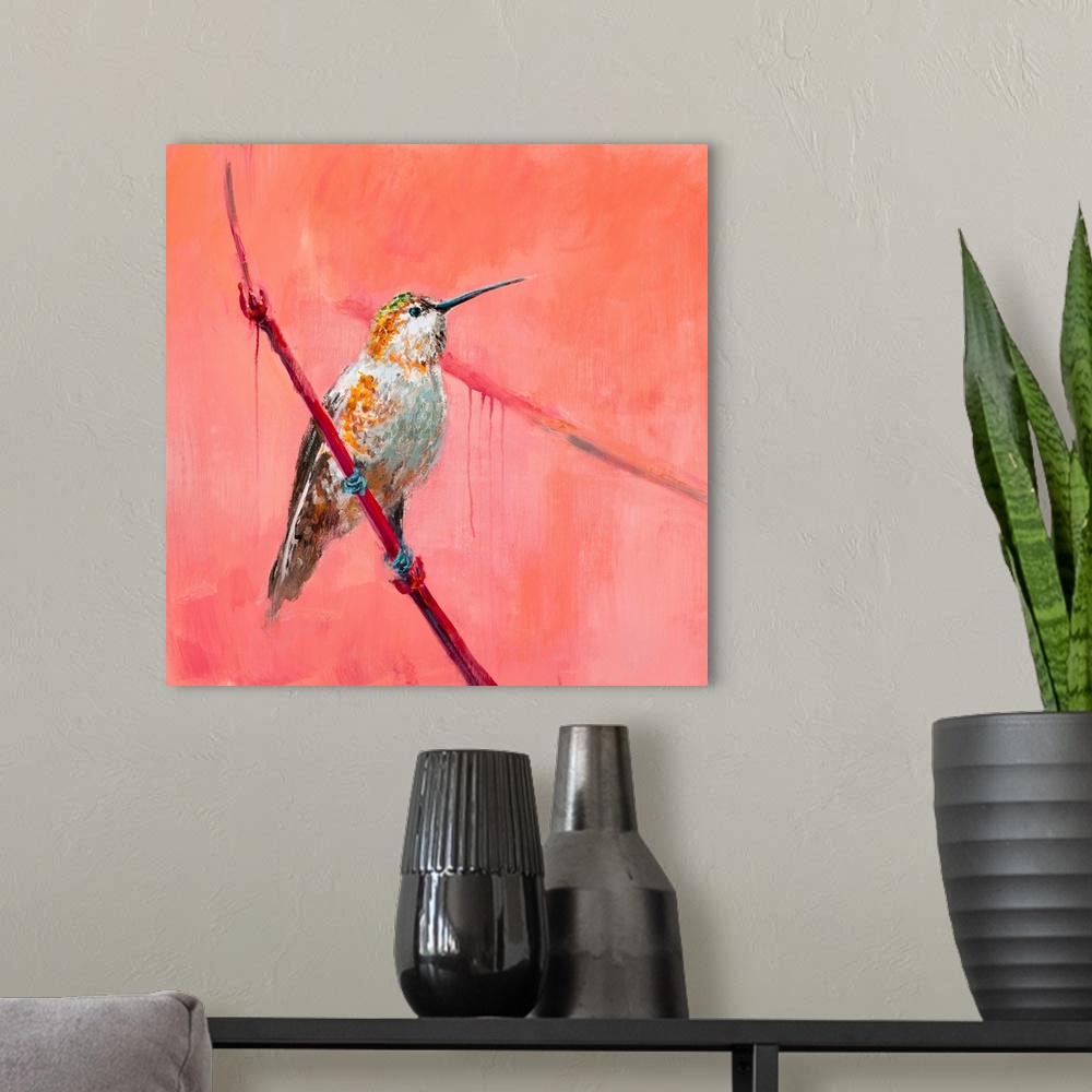 A modern room featuring Hummingbird 3