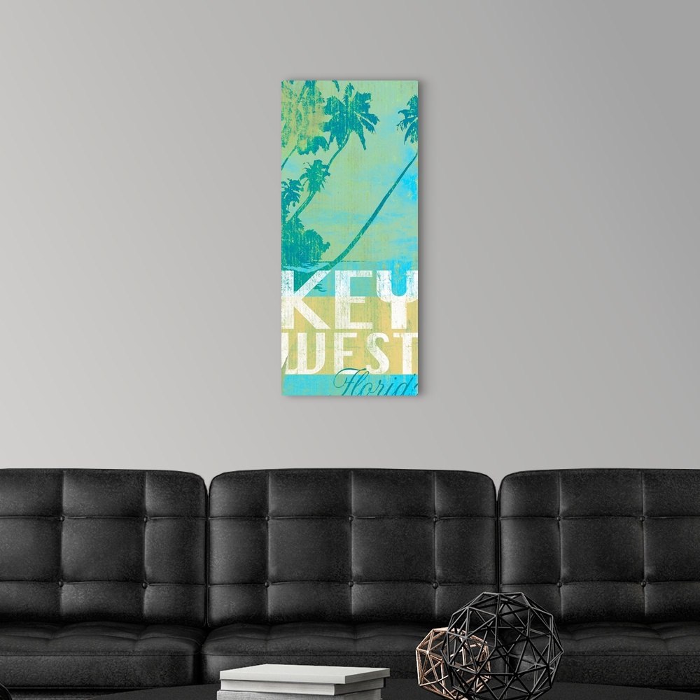 A modern room featuring Key West 1