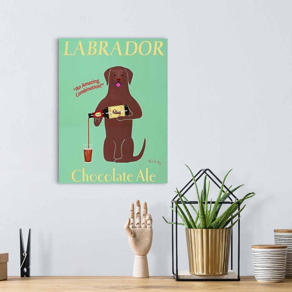 A bohemian room featuring Lab Chocolate Ale