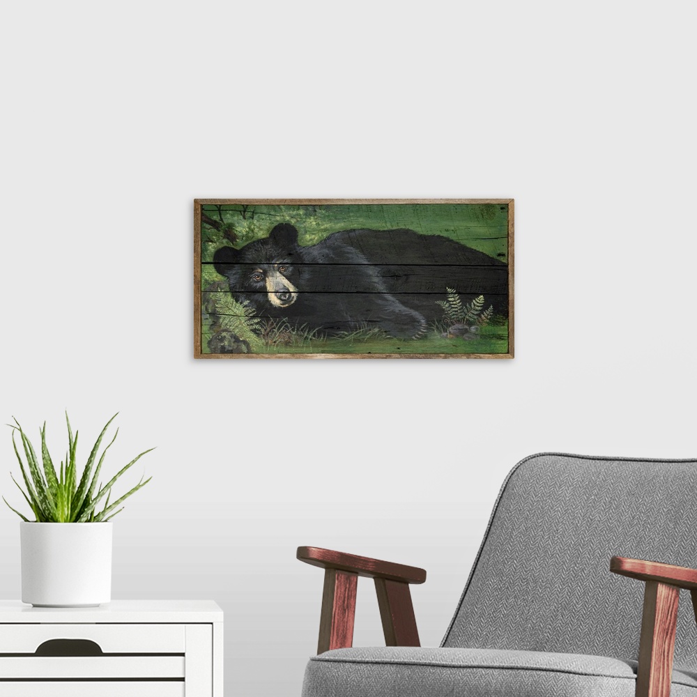 A modern room featuring Animals