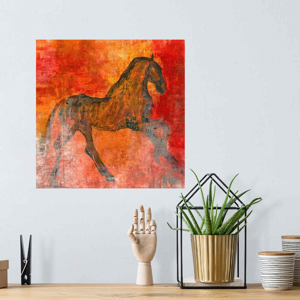A bohemian room featuring Le Cheval IV