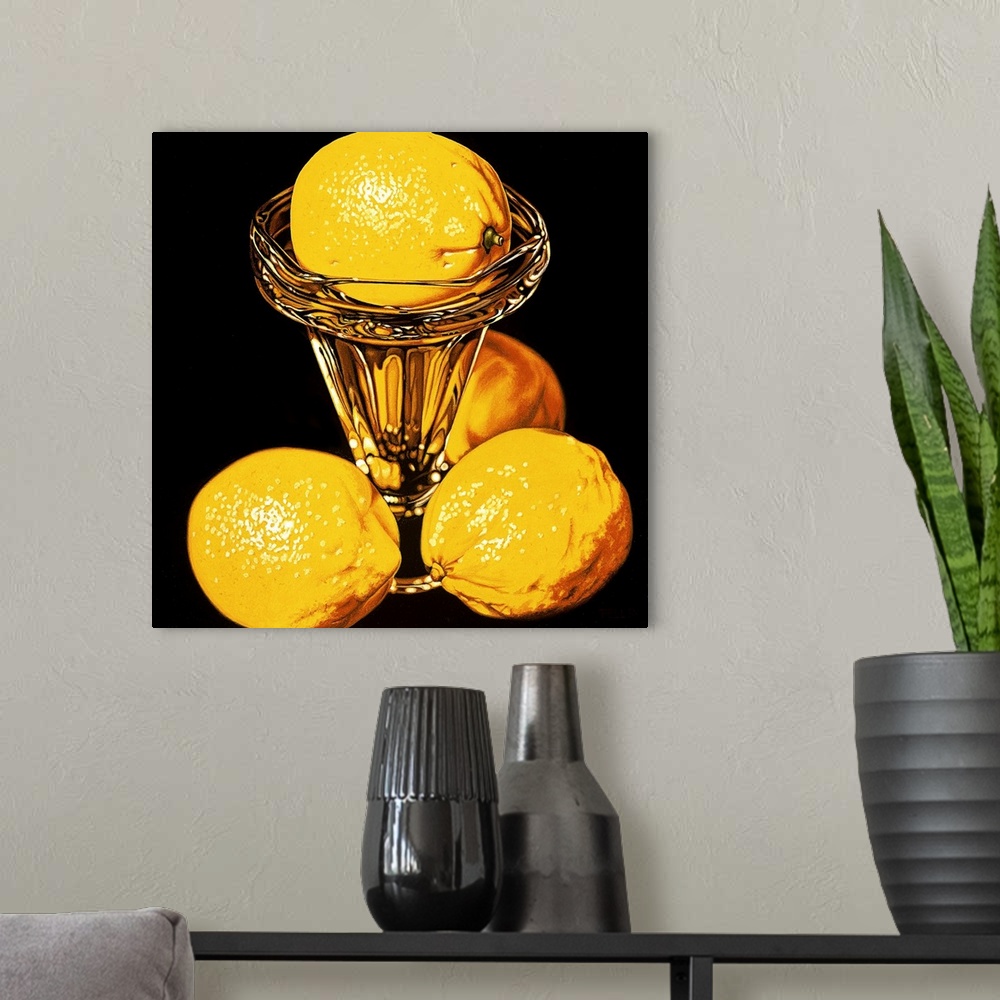 A modern room featuring Lemon Delight