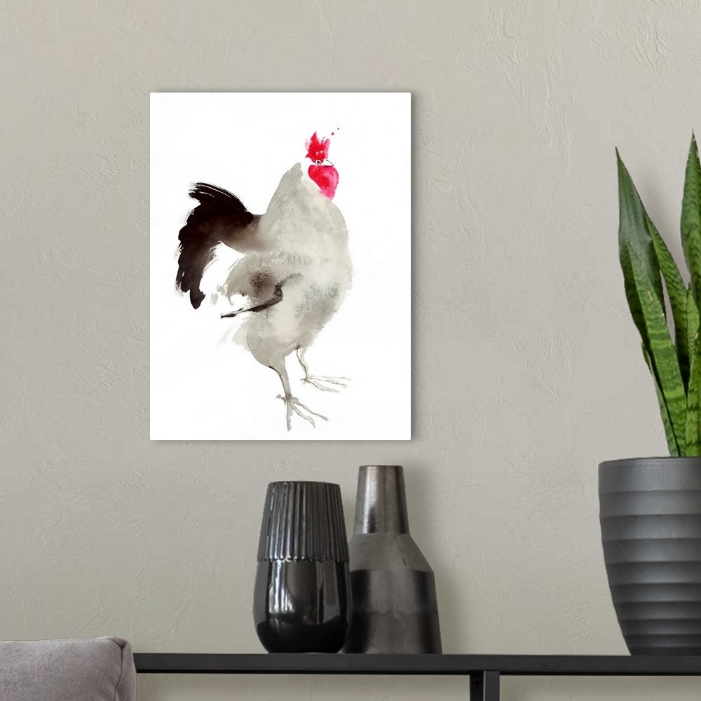 A modern room featuring Little Red Rooster 3