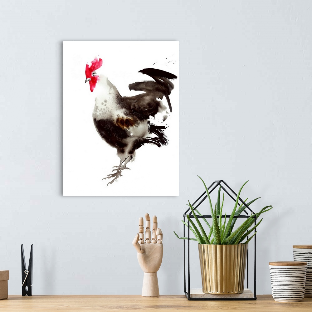 A bohemian room featuring Little Red Rooster 4