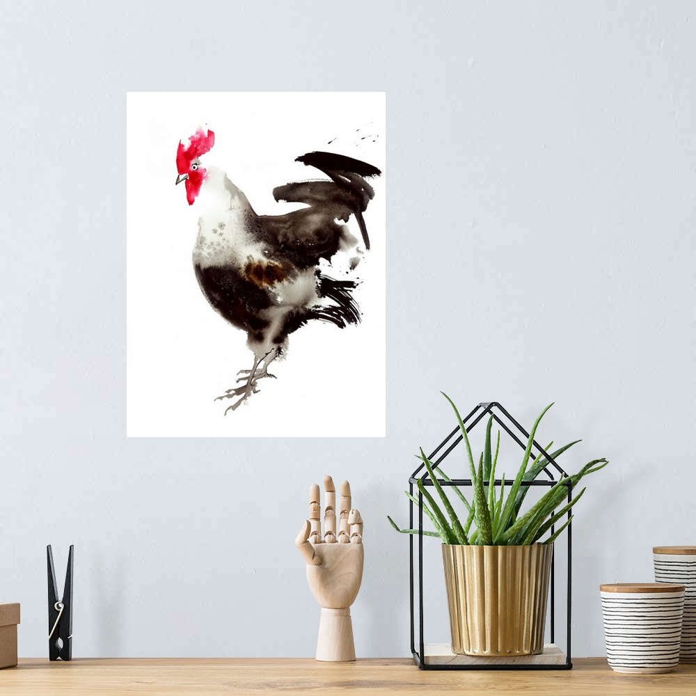 A bohemian room featuring Little Red Rooster 4