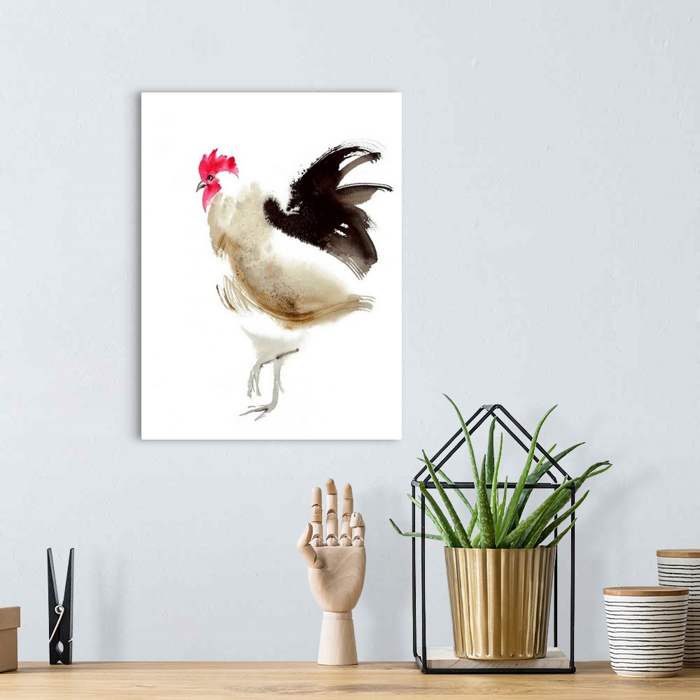 A bohemian room featuring Little Red Rooster 5