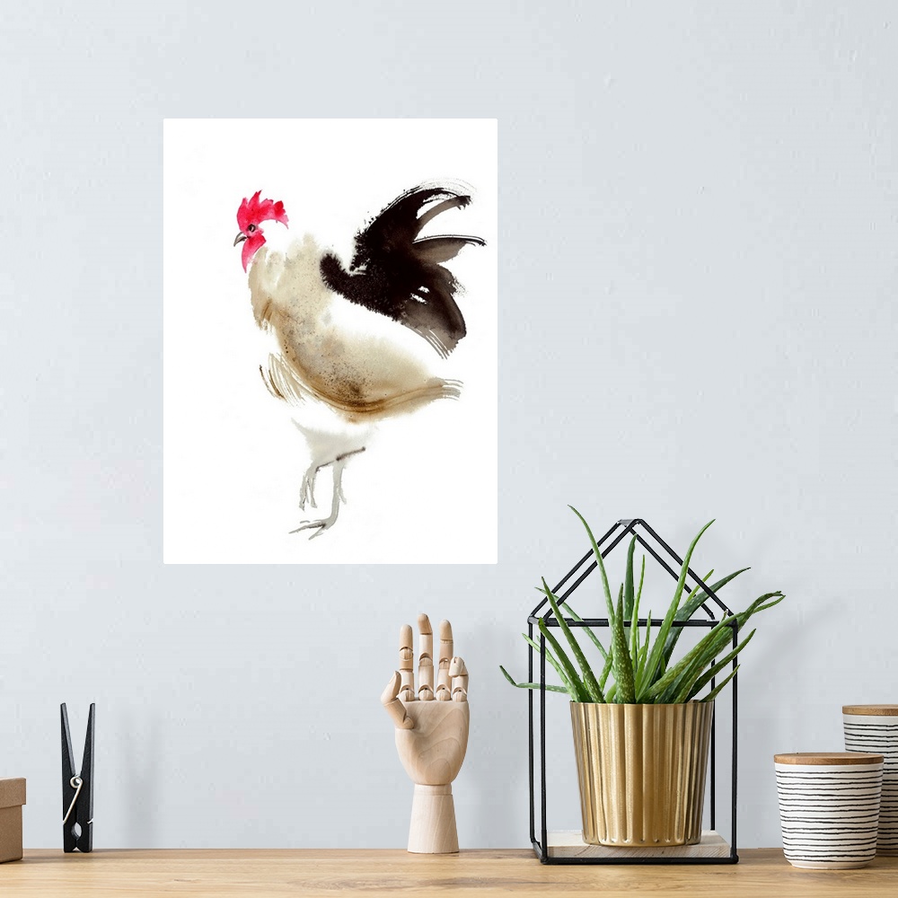 A bohemian room featuring Little Red Rooster 5