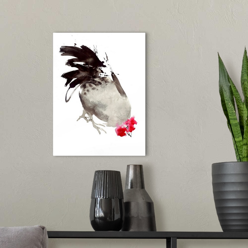 A modern room featuring Little Red Rooster 6
