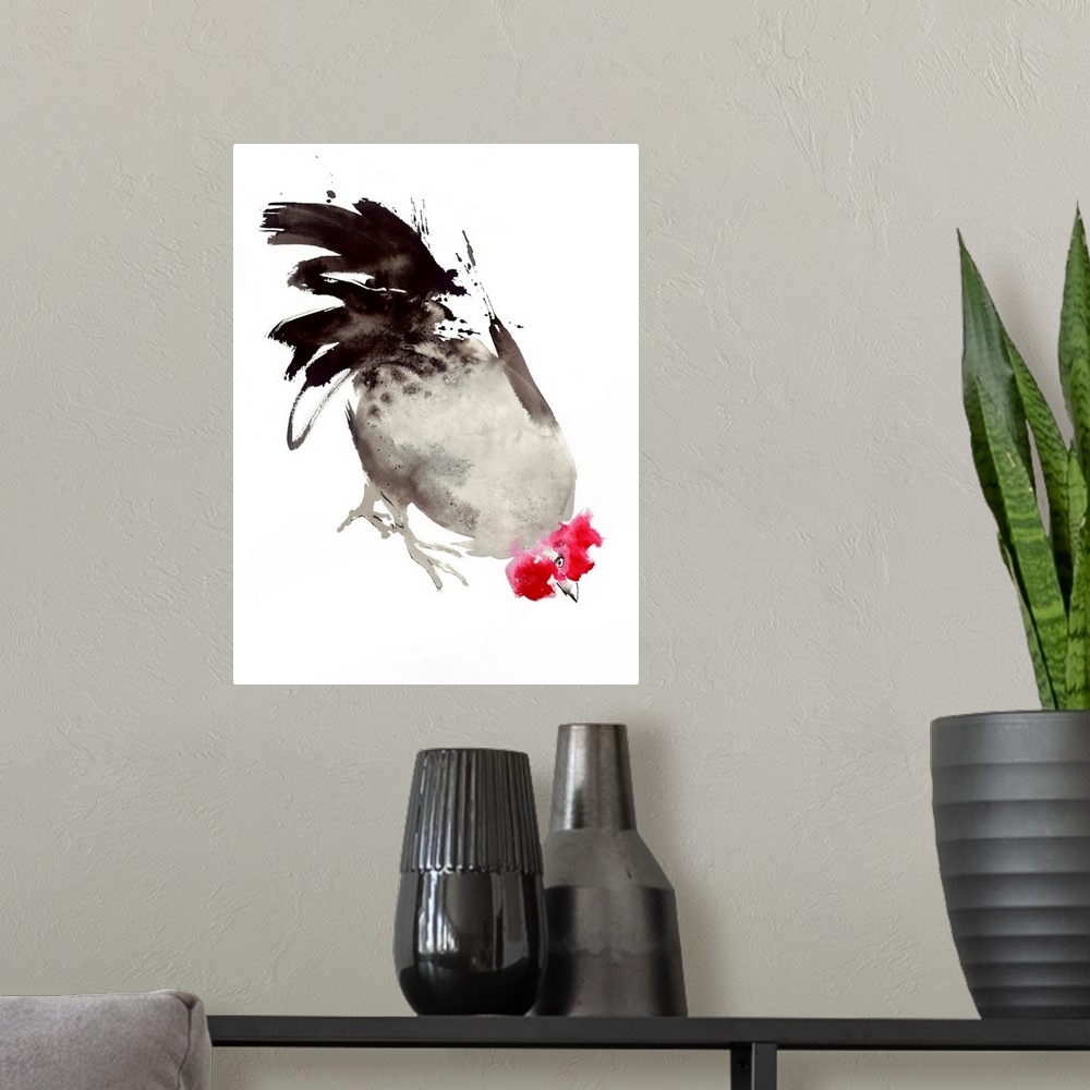 A modern room featuring Little Red Rooster 6