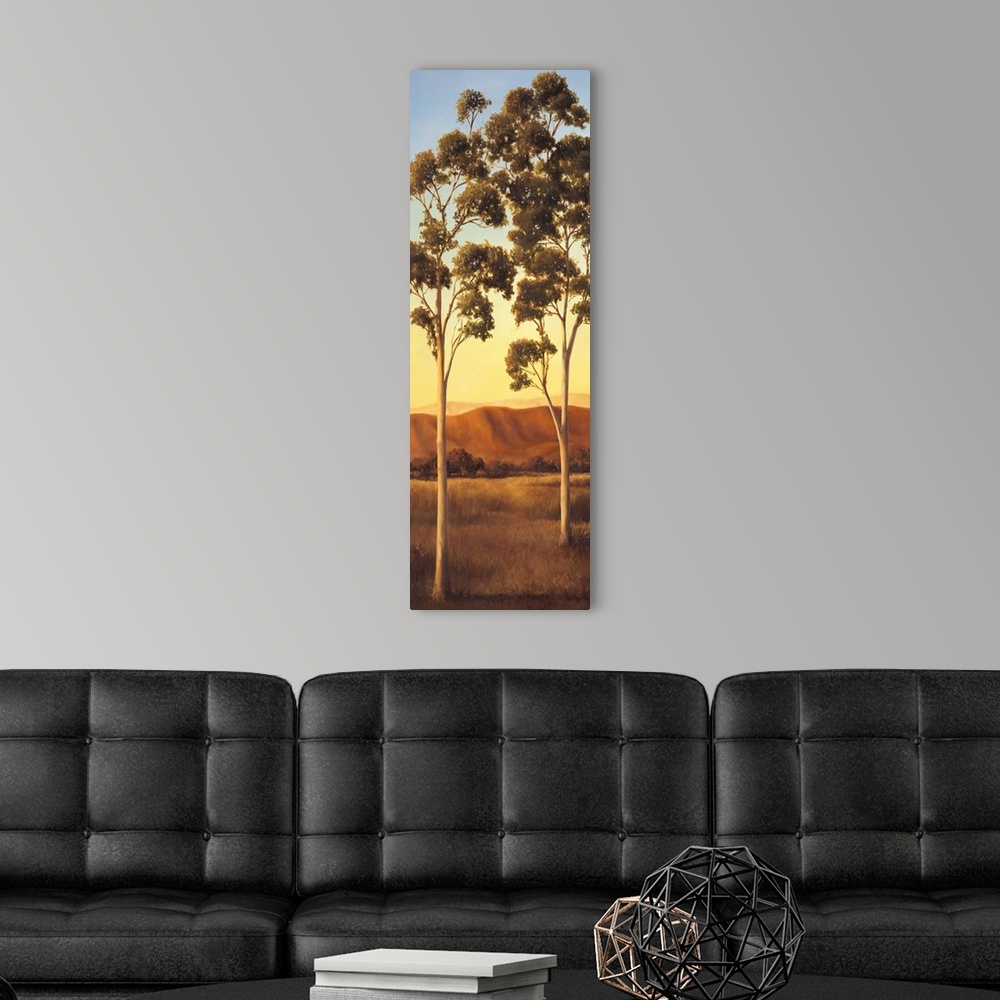 A modern room featuring Lonely Eucalyptus II