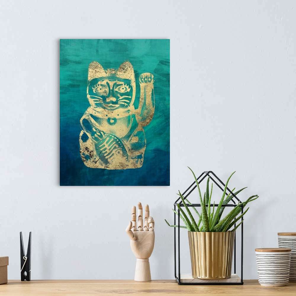 A bohemian room featuring Lucky Cat