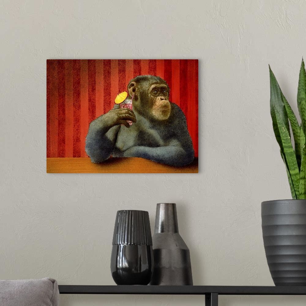 A modern room featuring Monkey Bars I
