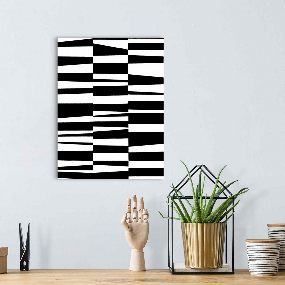 A bohemian room featuring Monochrome Patterns 7