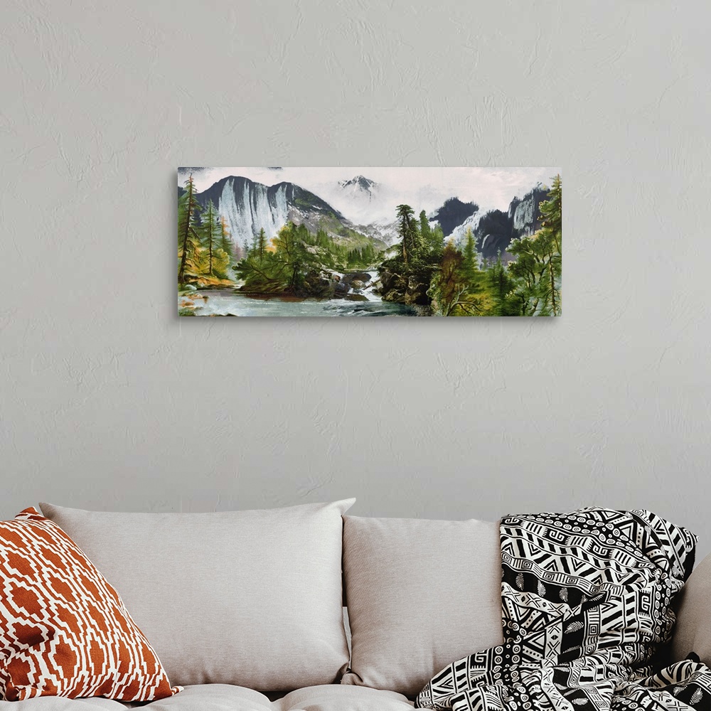 A bohemian room featuring Mountain Splendor