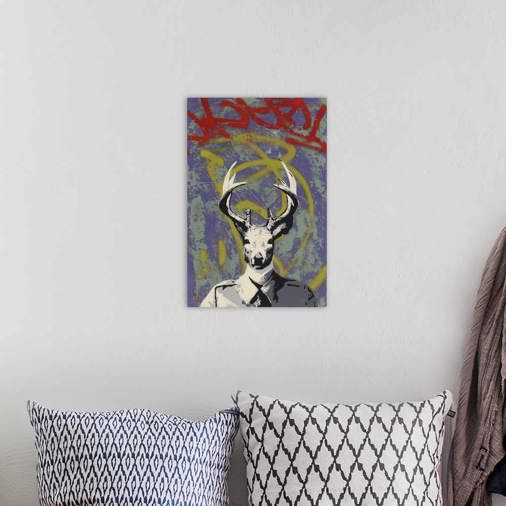 A bohemian room featuring Whimsical, Figurative, Animals
