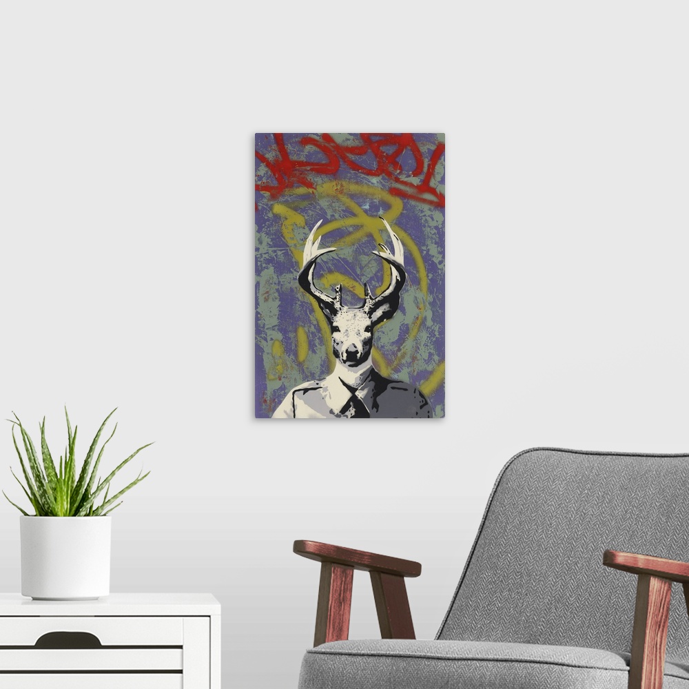 A modern room featuring Whimsical, Figurative, Animals