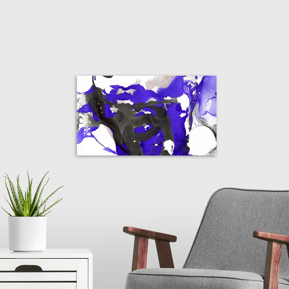 A modern room featuring Nail Polish Abstract C