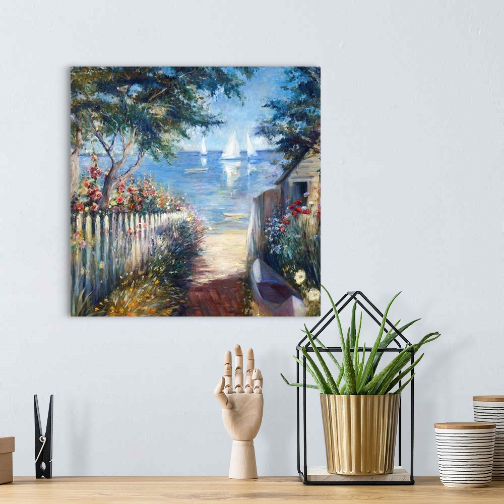 A bohemian room featuring Landscapes