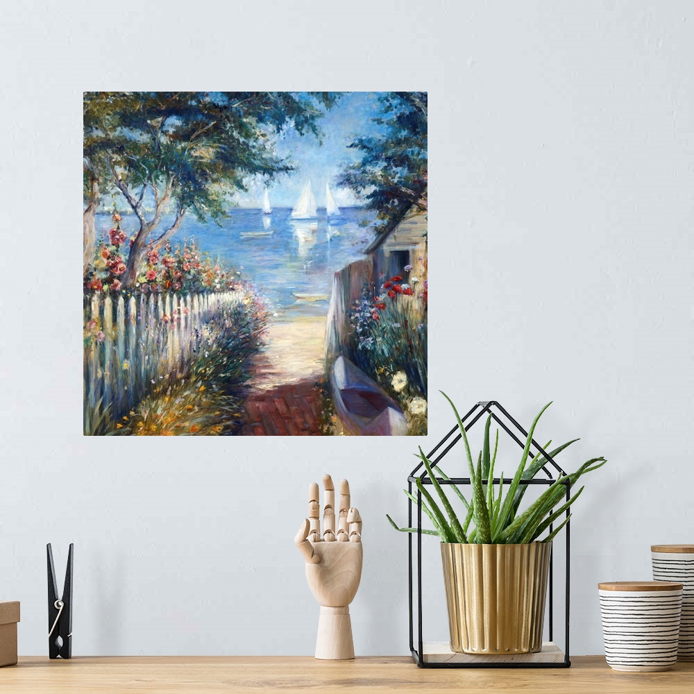 A bohemian room featuring Landscapes