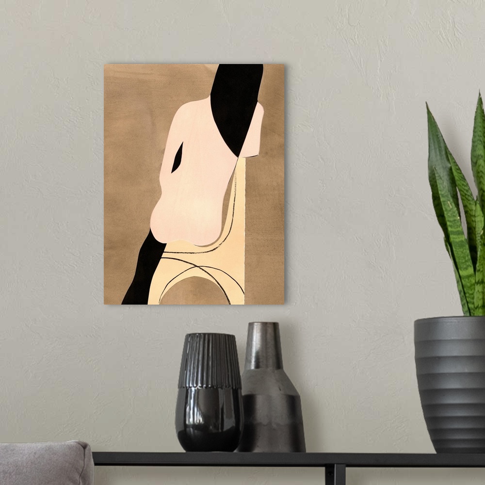 A modern room featuring Nude Collage 7
