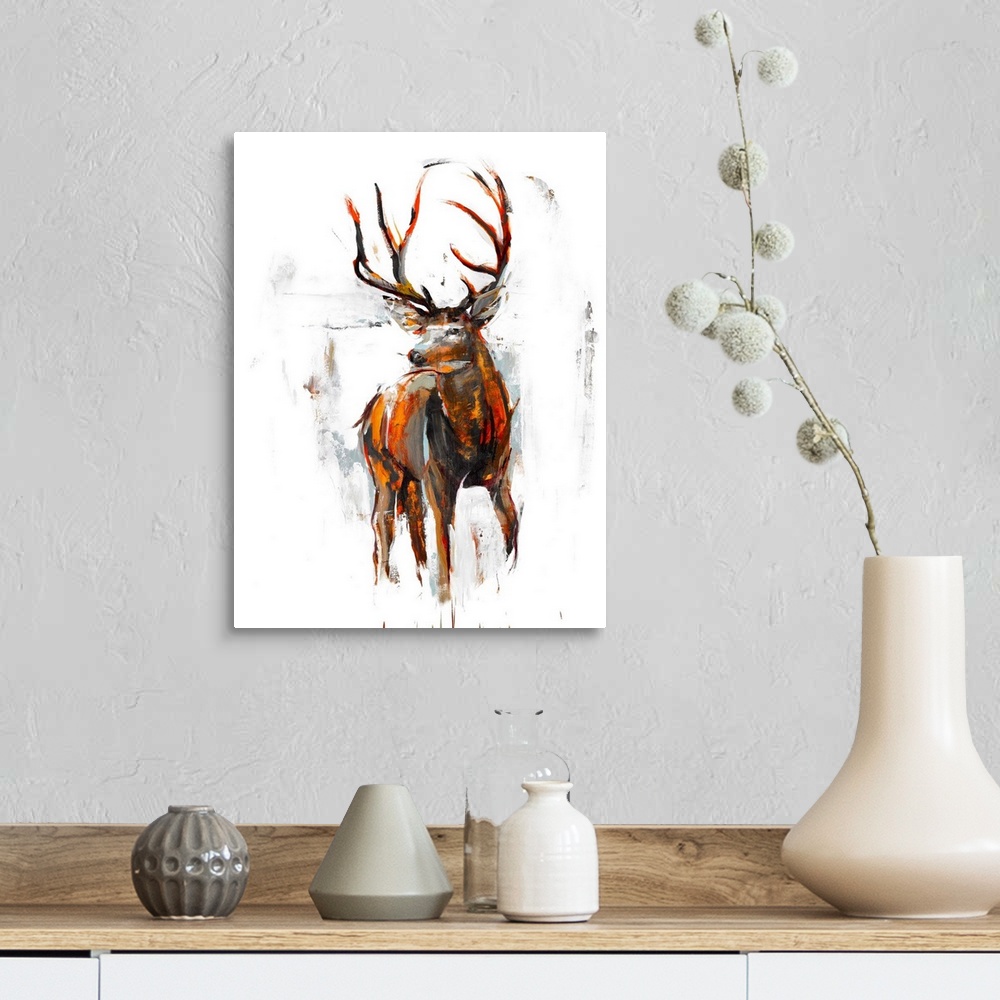 A farmhouse room featuring Oh Deer