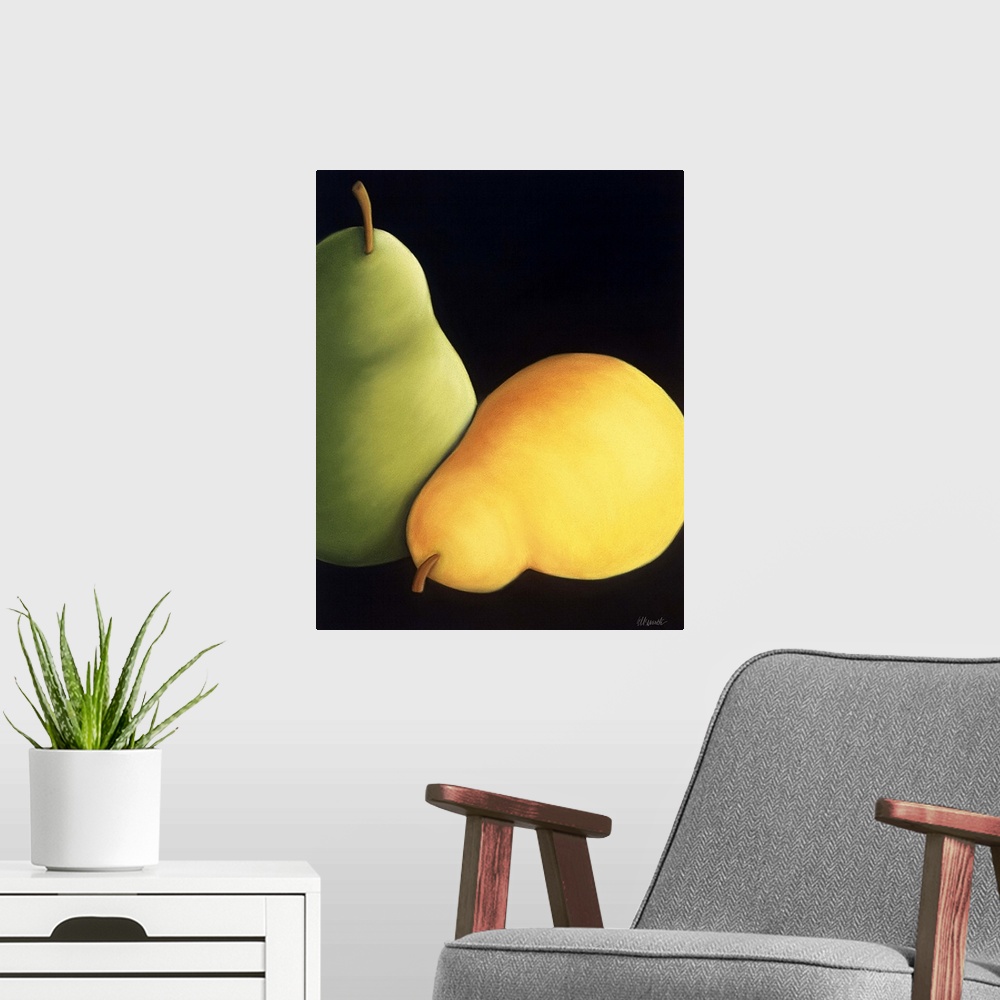 A modern room featuring Pears IV