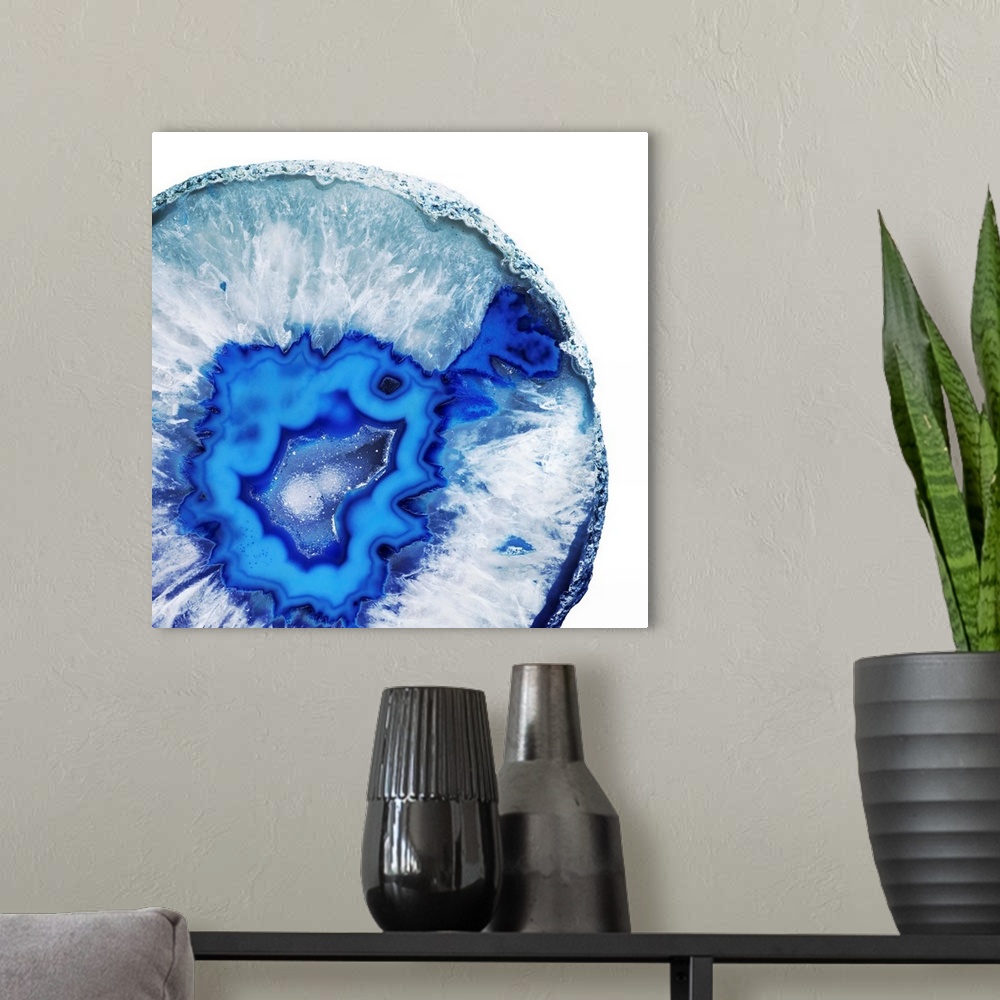 A modern room featuring Phthalo Blue Agate I