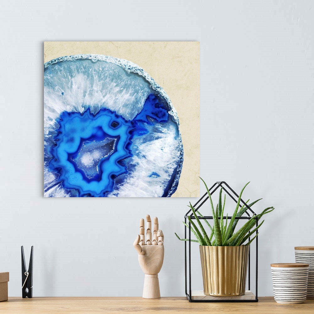 A bohemian room featuring Phthalo Blue Agate II