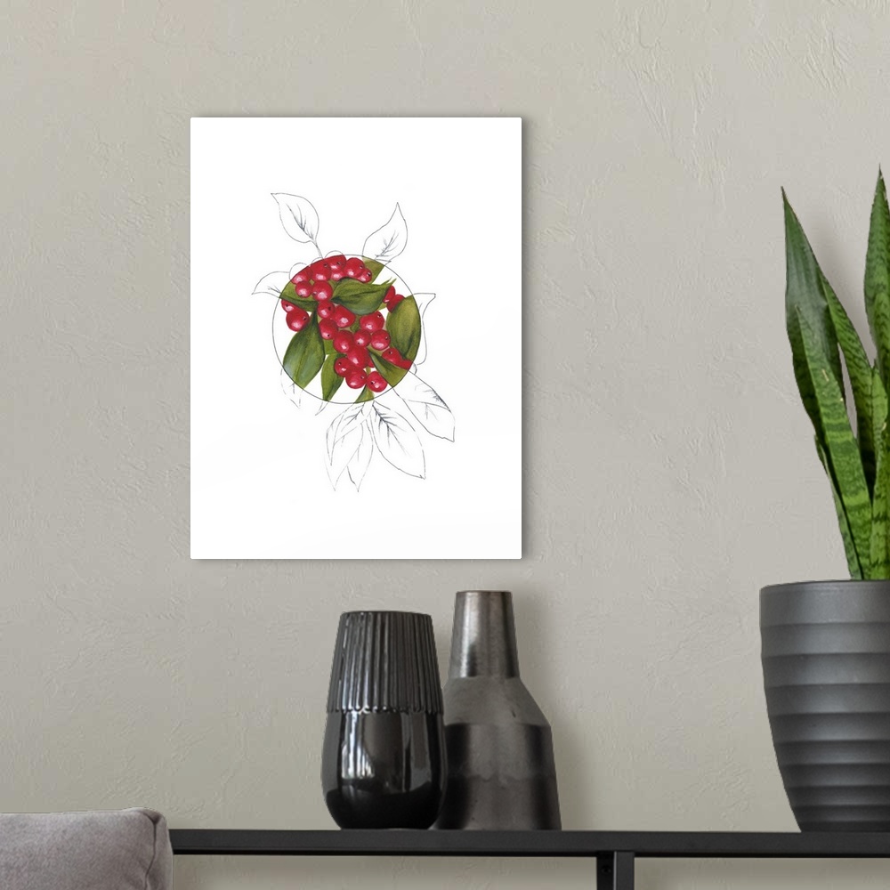 A modern room featuring Red Berries