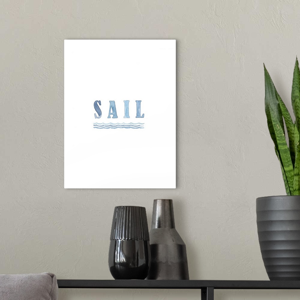 A modern room featuring Sail
