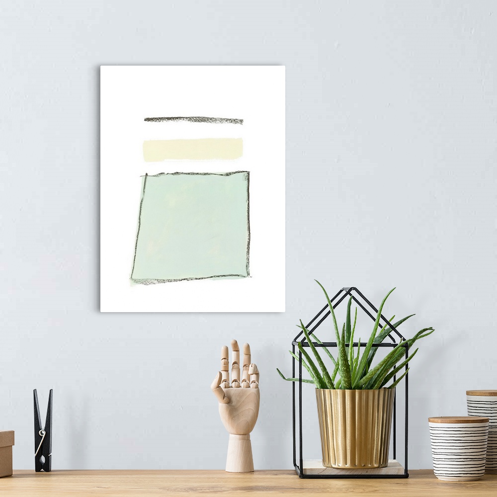 A bohemian room featuring Sherbert Abstract 4