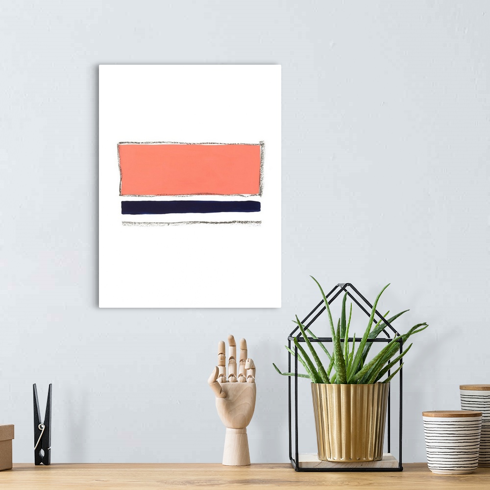 A bohemian room featuring Sherbert Abstract 6