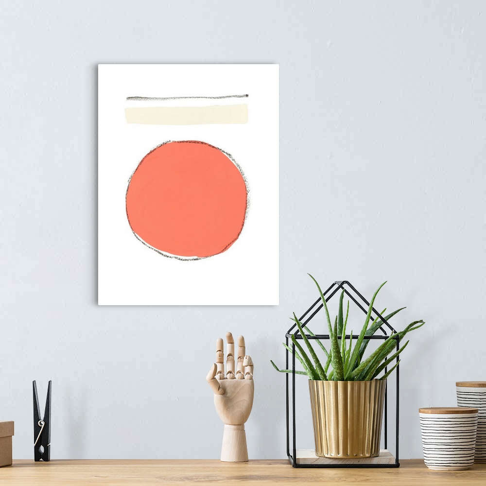 A bohemian room featuring Sherbert Abstract 9