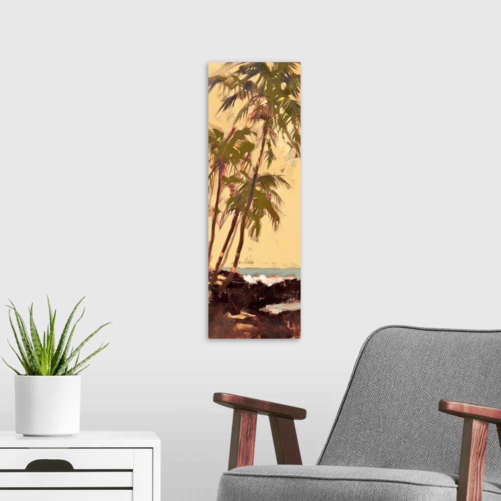 A modern room featuring Shoreline Palms