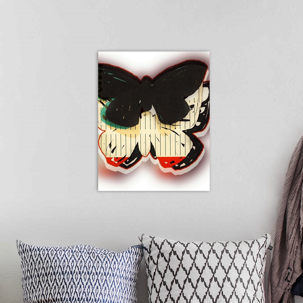 A bohemian room featuring Slapdash Butterfly