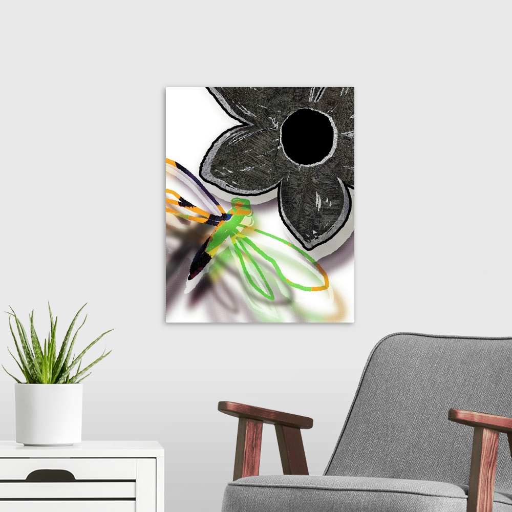 A modern room featuring Slapdash Dragonfly