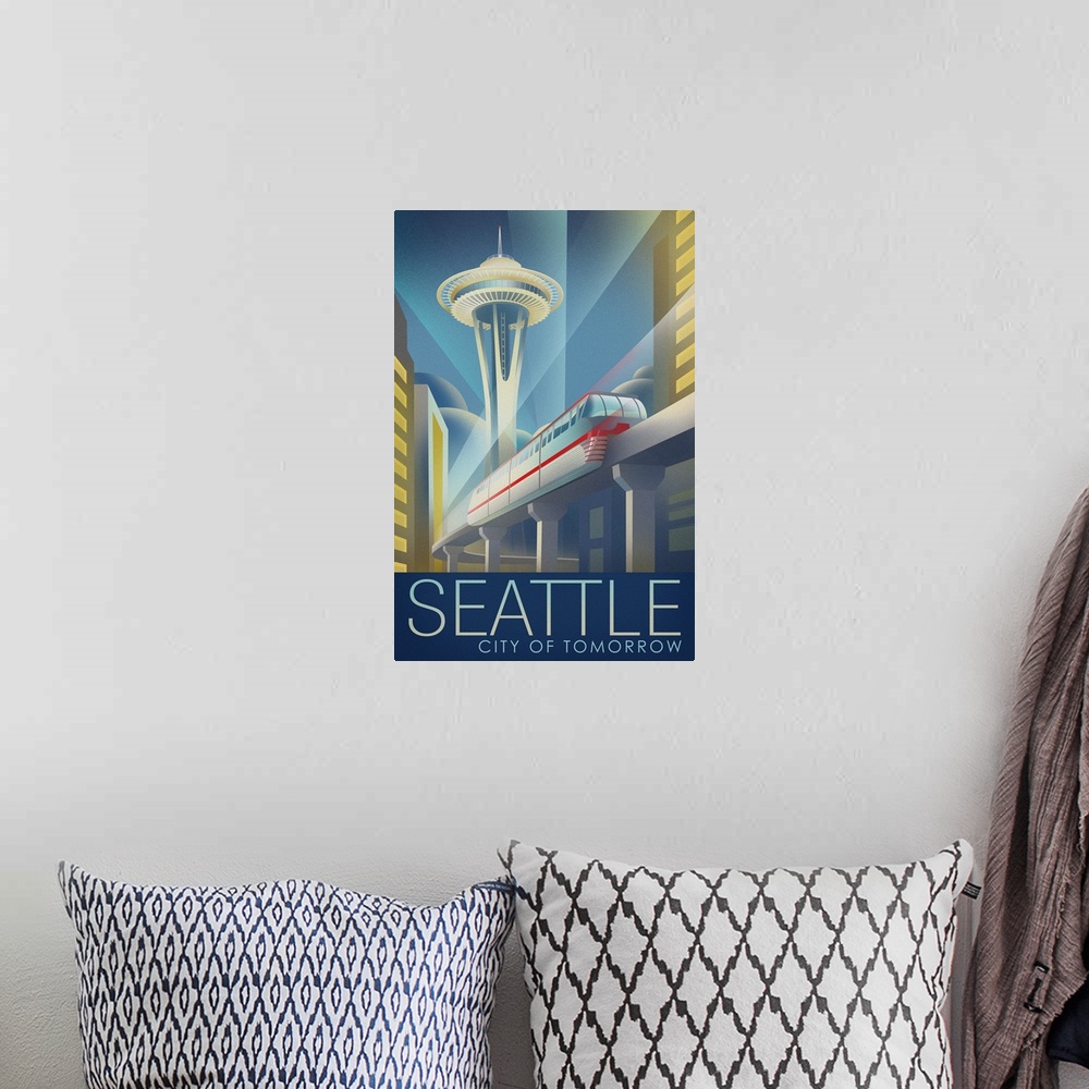 A bohemian room featuring Space Needle 2