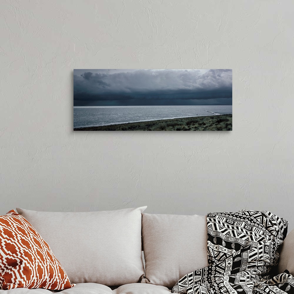 A bohemian room featuring Spiral Jetty 2