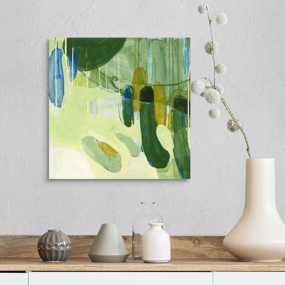 A farmhouse room featuring Abstracts