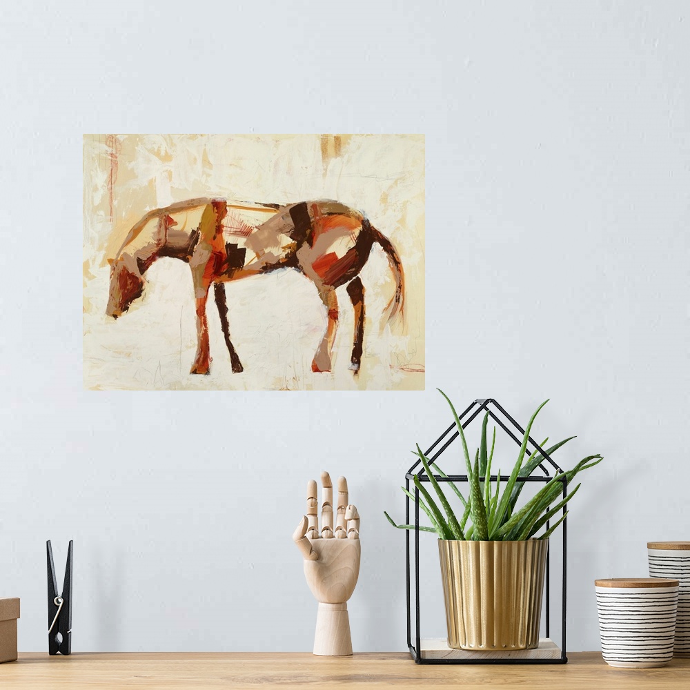 A bohemian room featuring Standing Horse 2