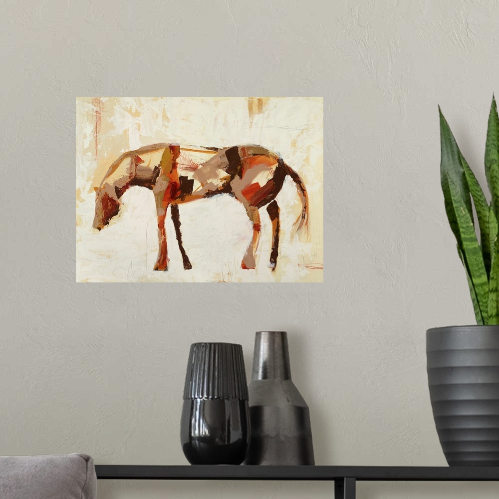 A modern room featuring Standing Horse 2