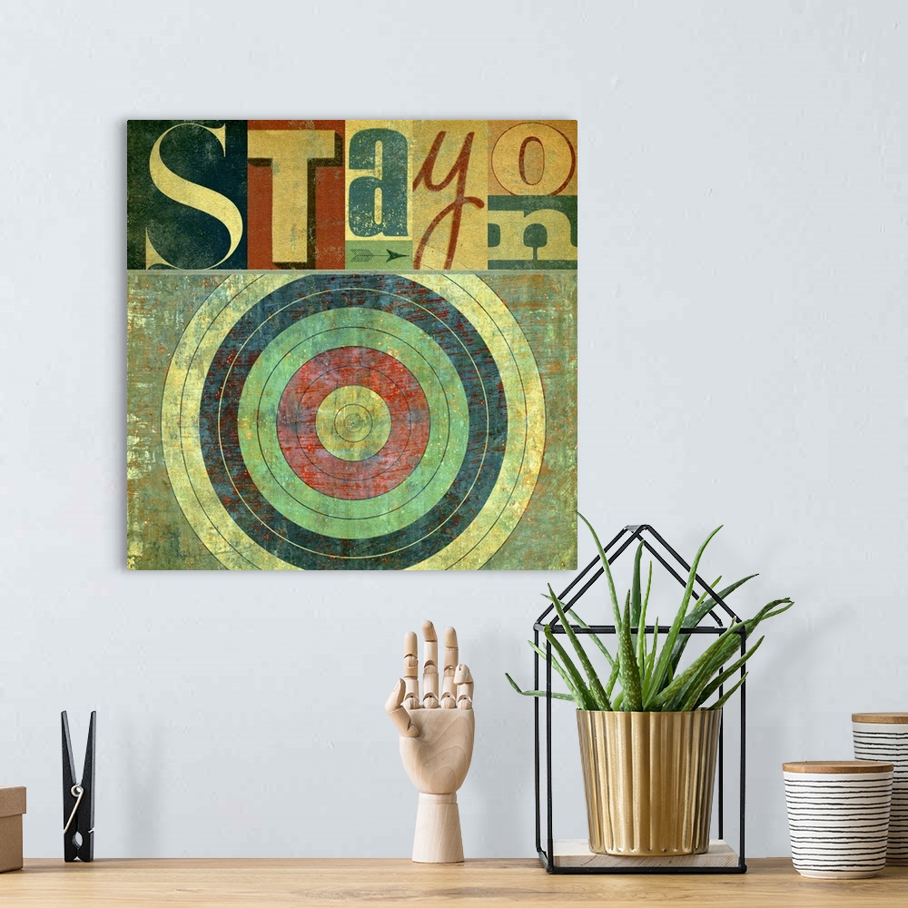 A bohemian room featuring Stay on Target
