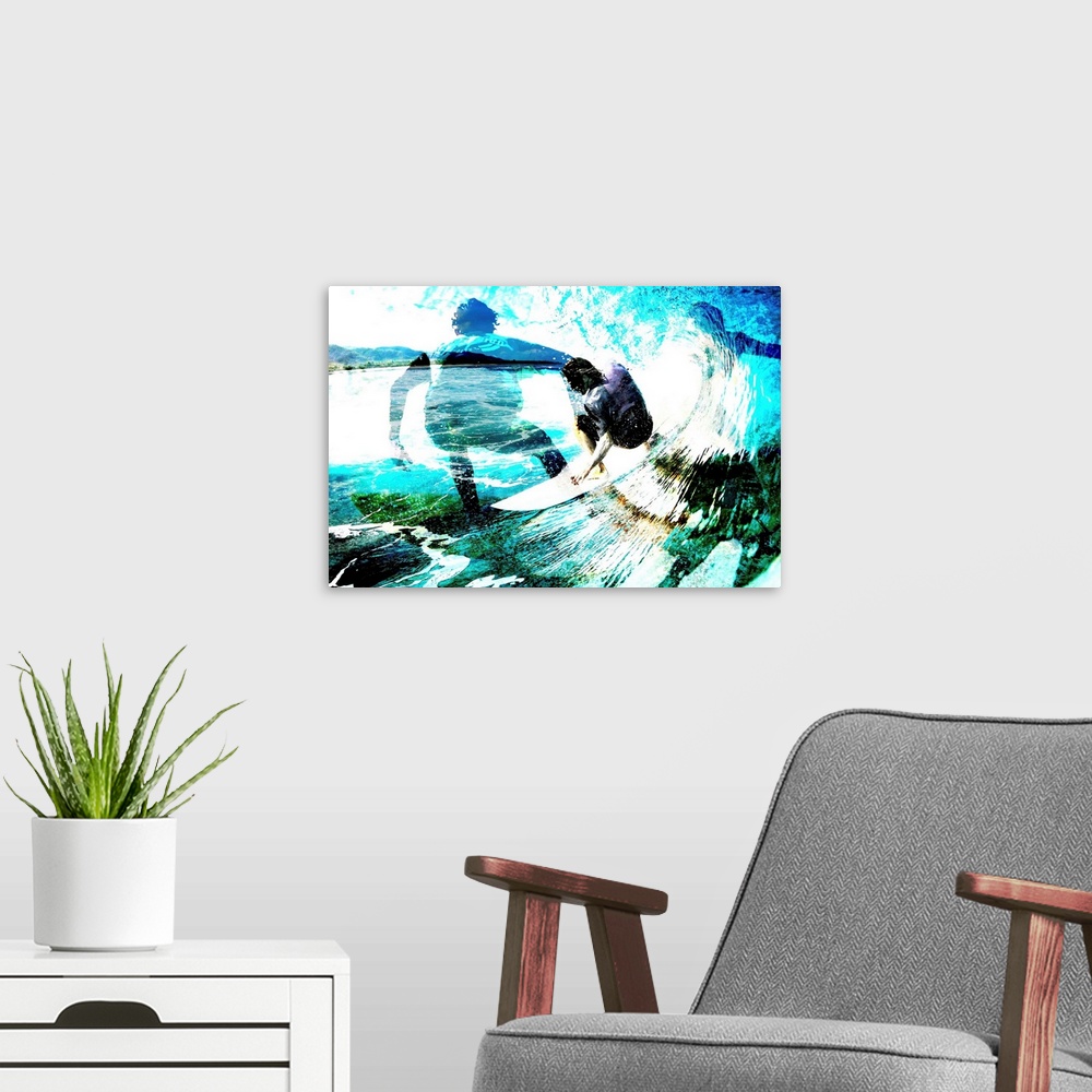 A modern room featuring Surfers B