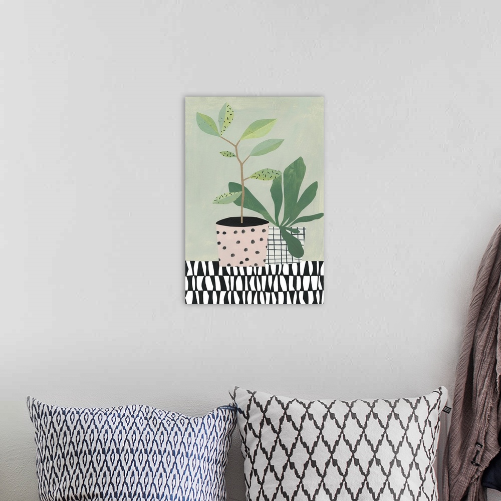A bohemian room featuring Table Plant 4