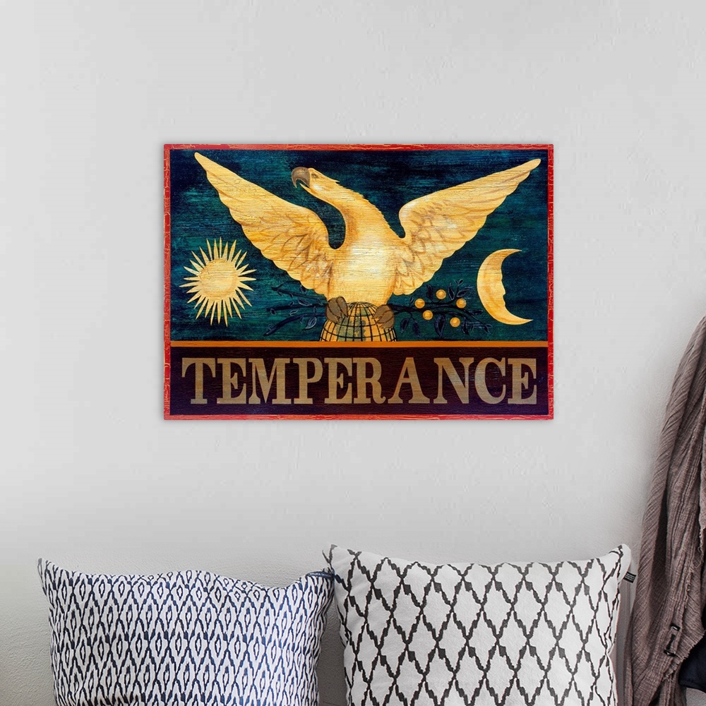 A bohemian room featuring Temperance