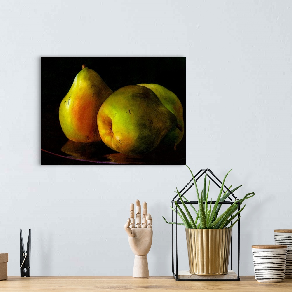 A bohemian room featuring Three Pears